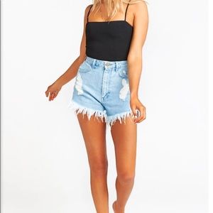 Show Me Your Mumu Houston High Waisted Shorts